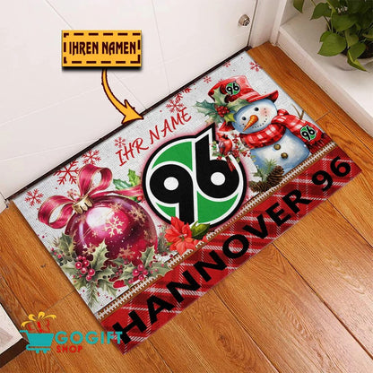 Hannover 96 Individueller Name Premium Ausgabe Fußmatte aus Gummi