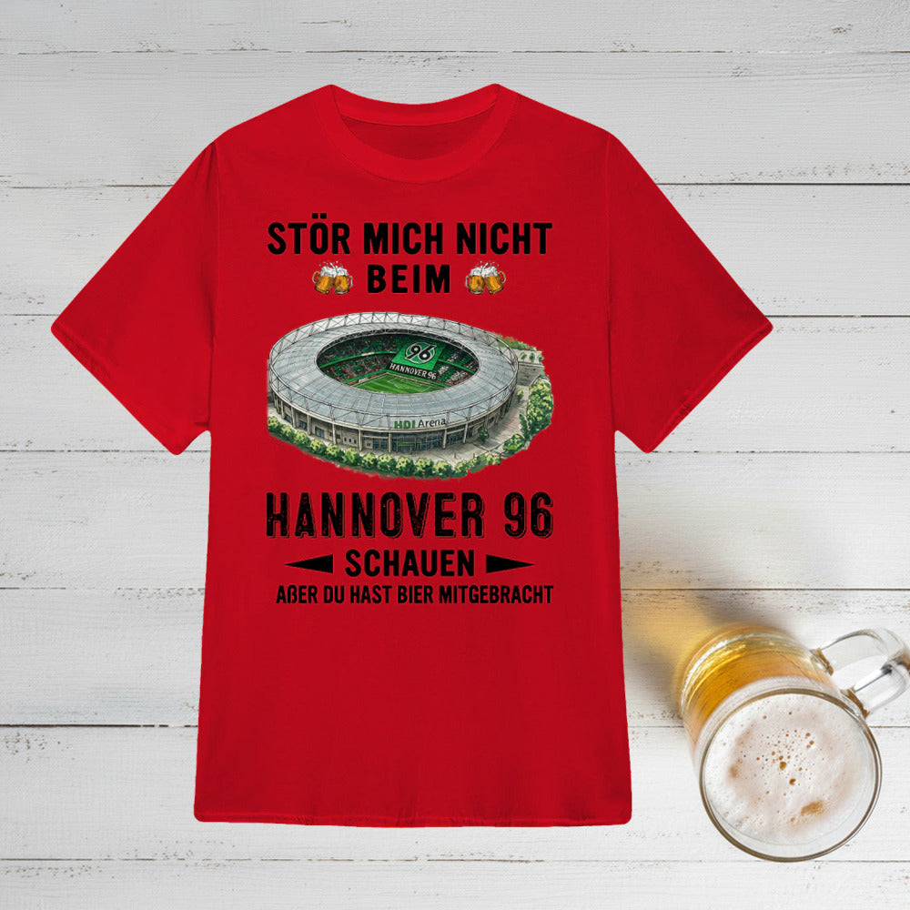 Hannover 96 T-Shirt Neue Version Nur reden wenn es Bier gibt