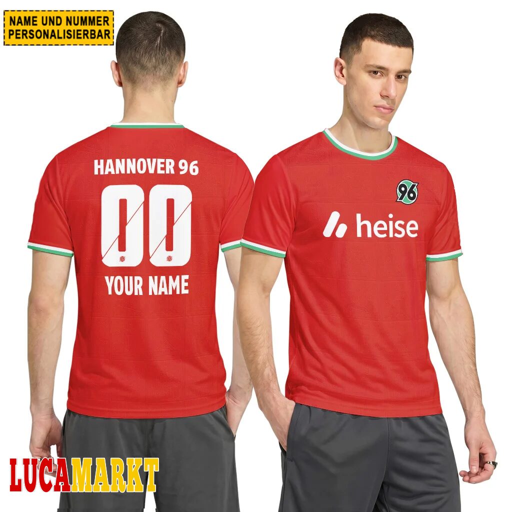 Hannover 96 Heimtrikot 26/27 - Individueller Name Nummer T-Shirt