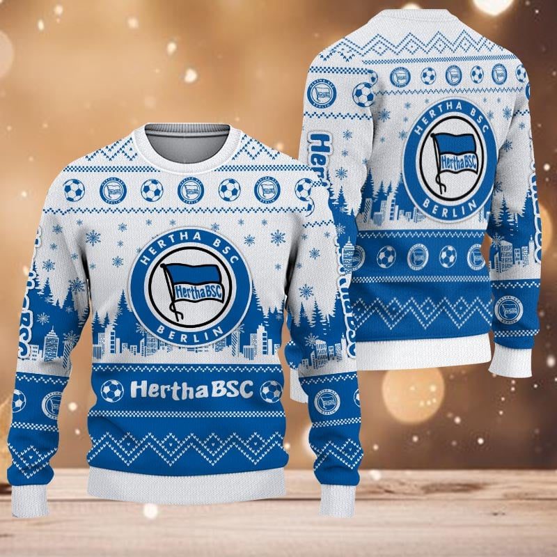 Hertha BSC Sonderausgabe Weihnachtspullover