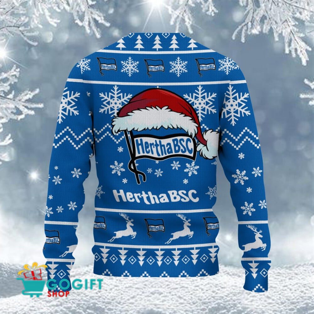 Hertha BSC Neuer Stil Weihnachtspullover