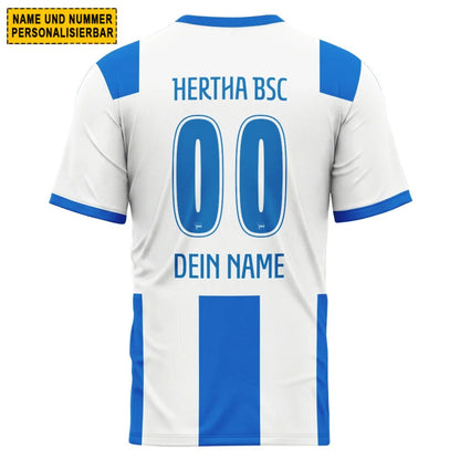 Hertha BSC Heimtrikot 26/27 - Individueller Name Nummer T-Shirt