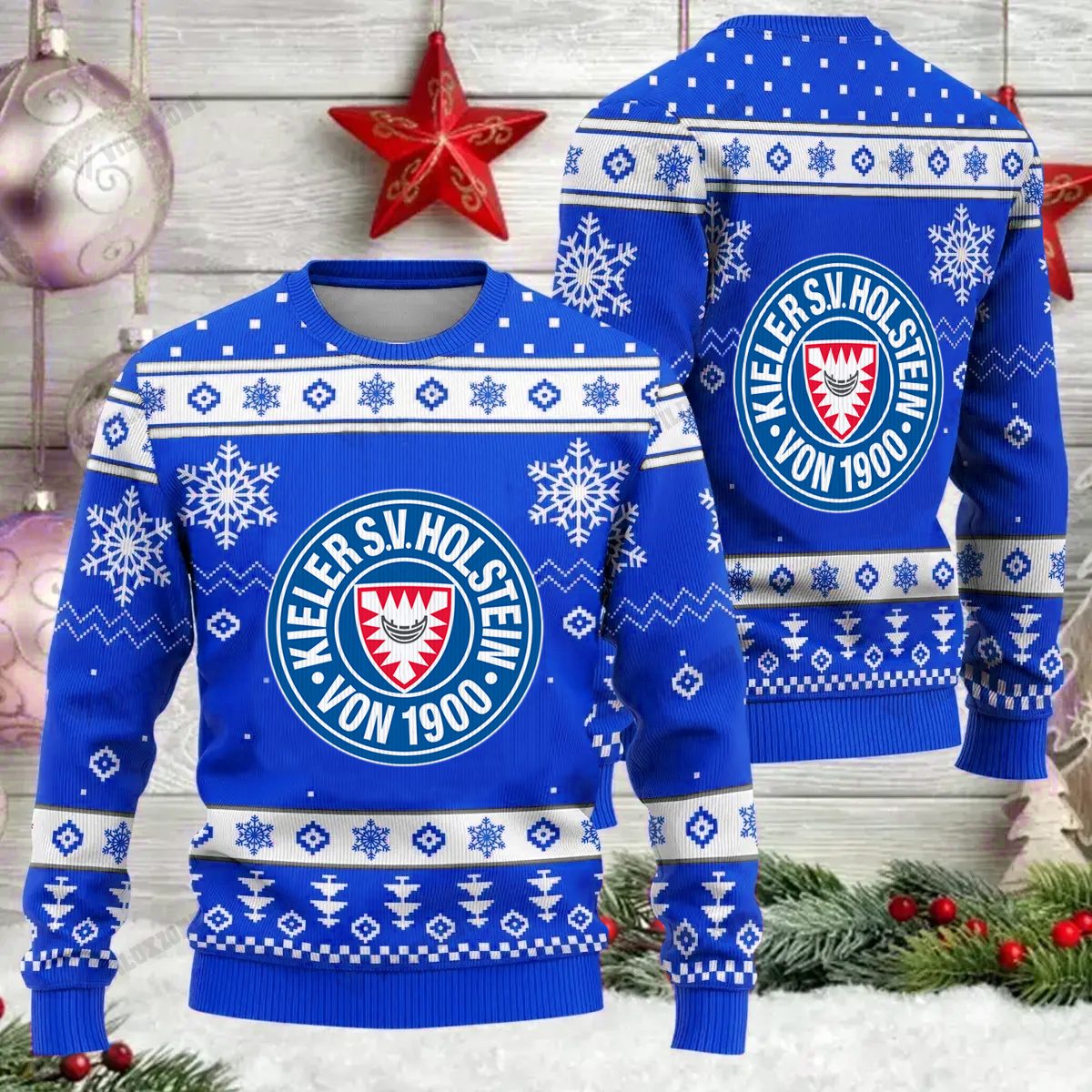 Jetzt neu: Holstein Kiel Weihnachtspullover