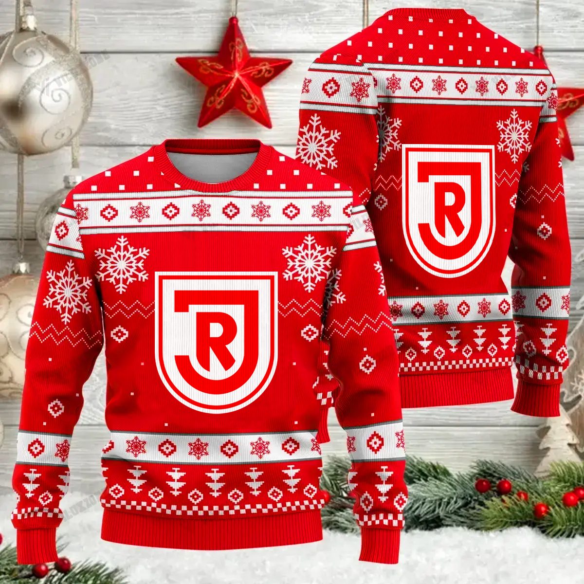 Jetzt neu: Jahn Regensburg Weihnachtspullover
