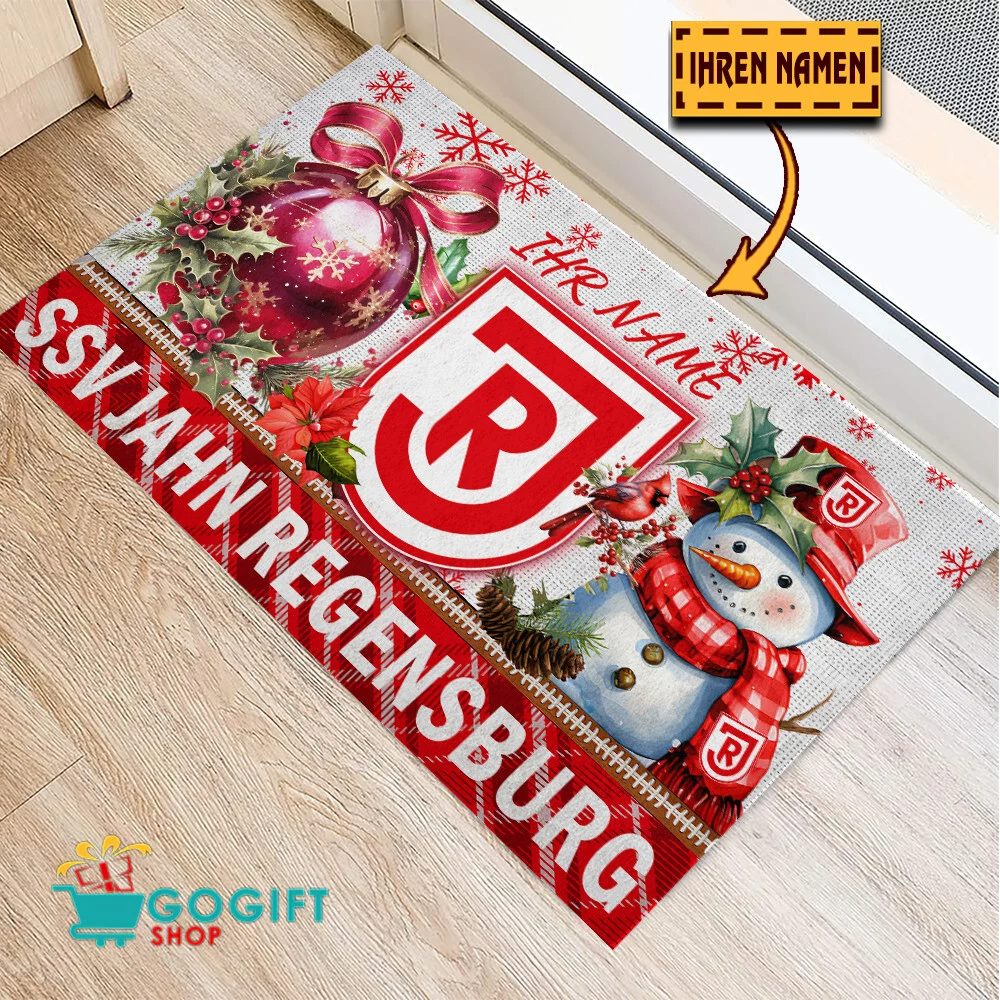 Jahn Regensburg Individueller Name Premium Ausgabe Fußmatte aus Gummi