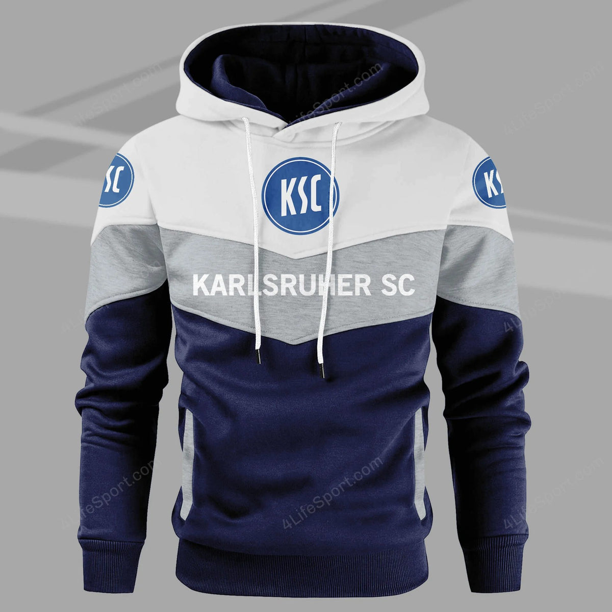 Karlsruher SC Sonderausgabe Mehrfarbiger Kapuzenpullover