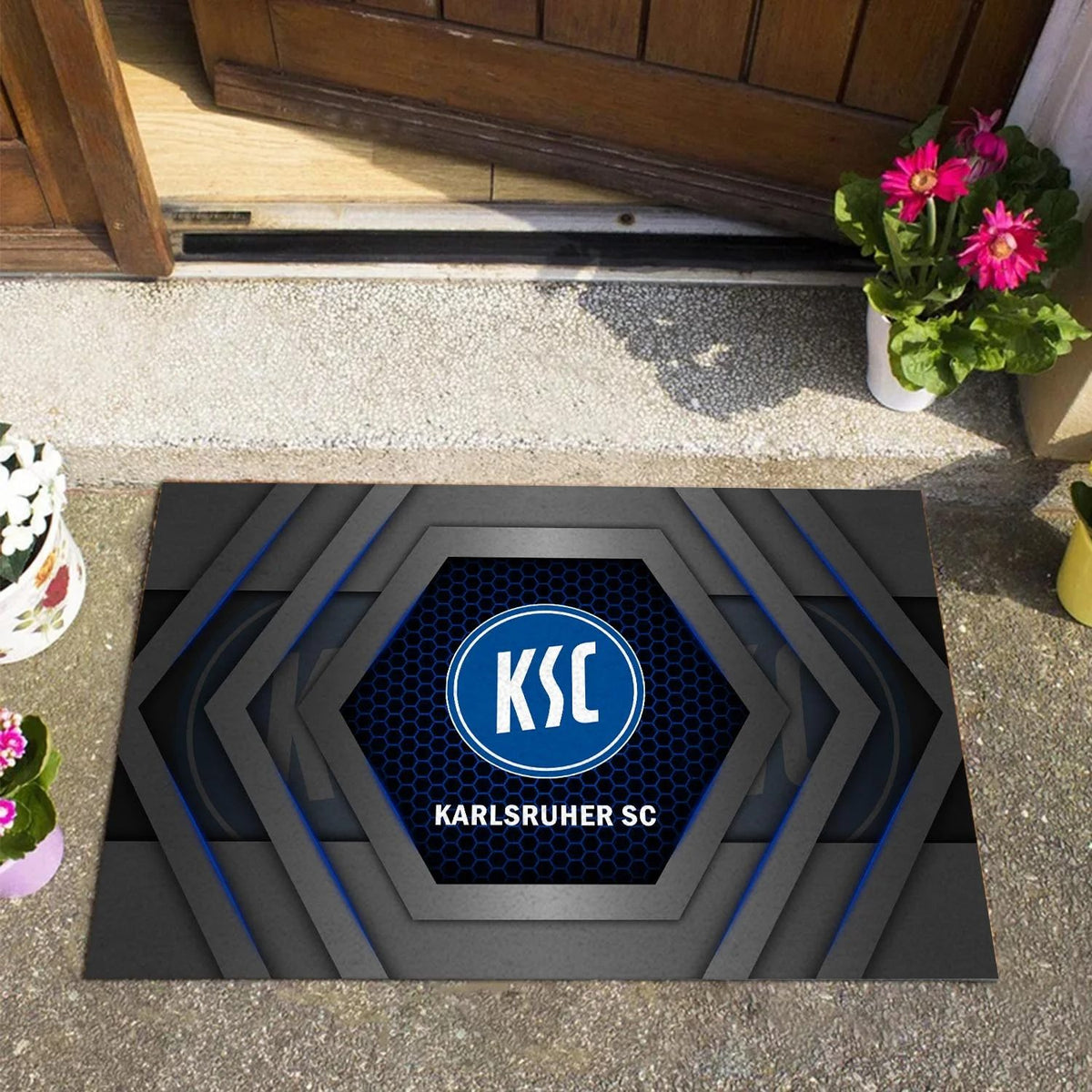 Karlsruher SC Neue Edition Fußmatte aus Gummi