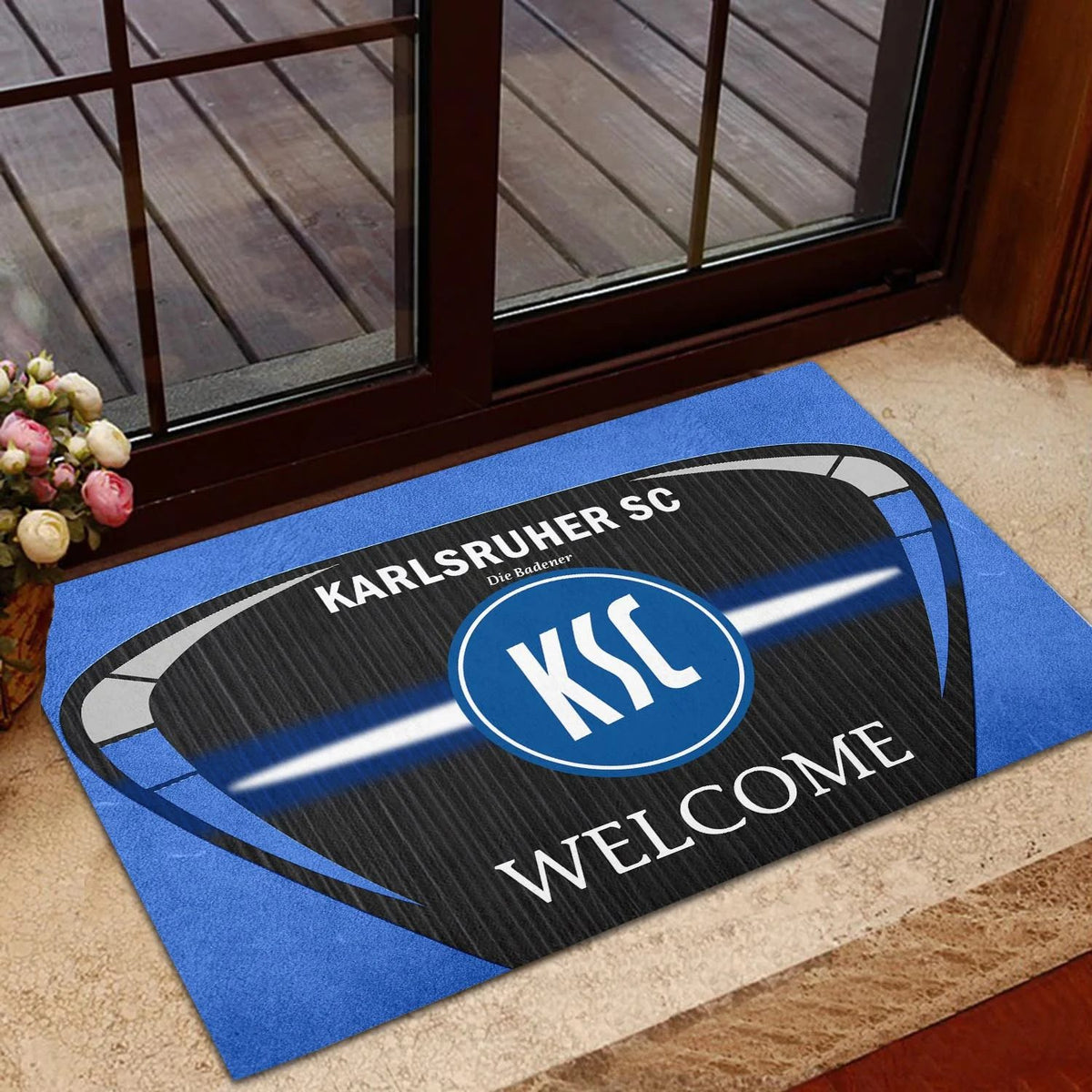 Karlsruher SC Sportausgabe Fußmatte aus Gummi