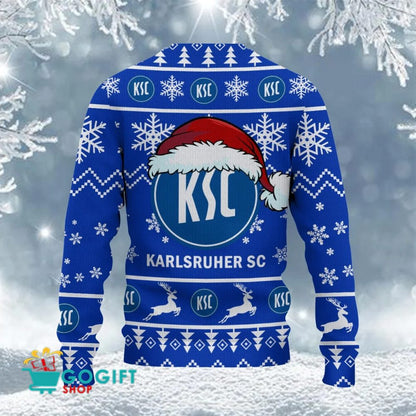 Karlsruher SC Neuer Stil Weihnachtspullover