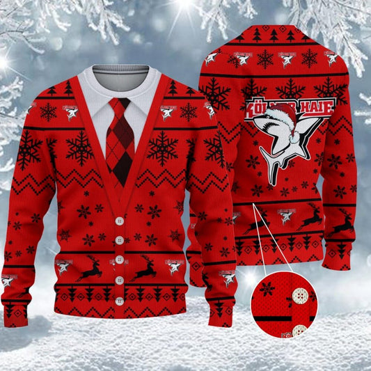 Kölner Haie Neuer Stil Weihnachtspullover