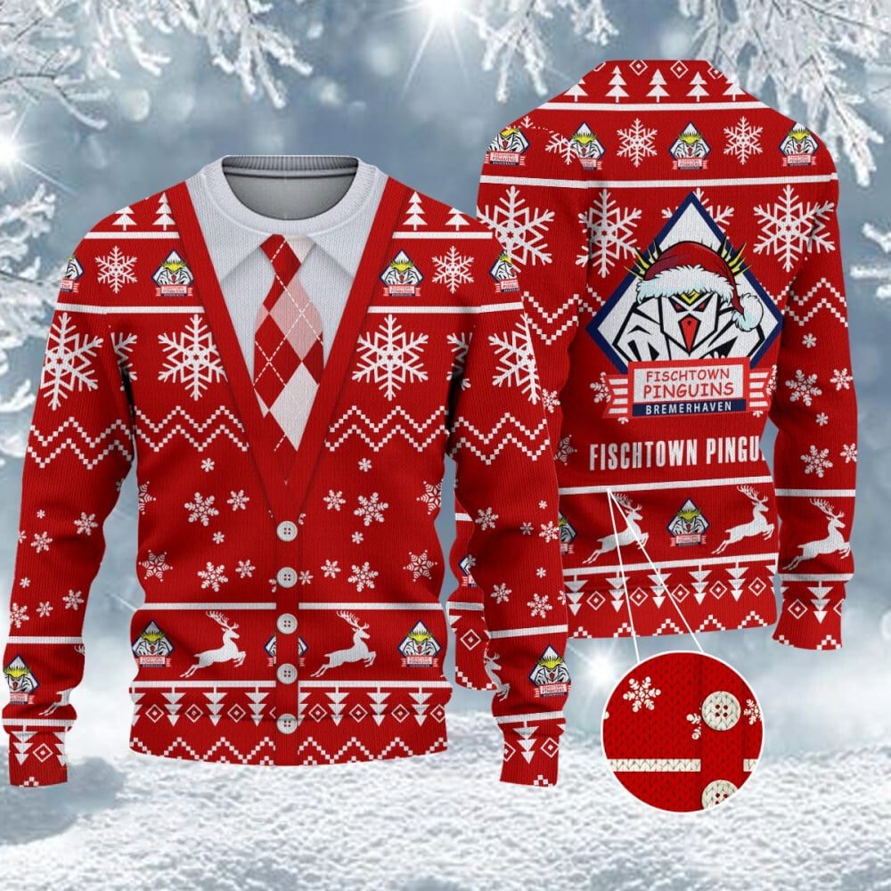 Pinguins Bremerhaven Neuer Stil Weihnachtspullover