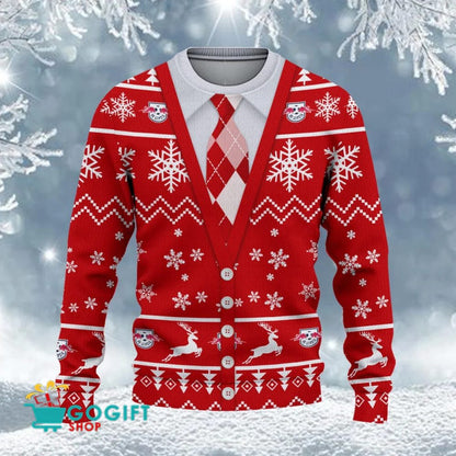 RB Leipzig Neuer Stil Weihnachtspullover