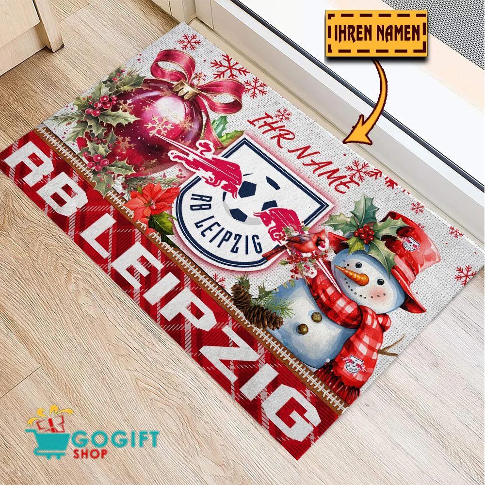 RB Leipzig Individueller Name Premium Ausgabe Fußmatte aus Gummi