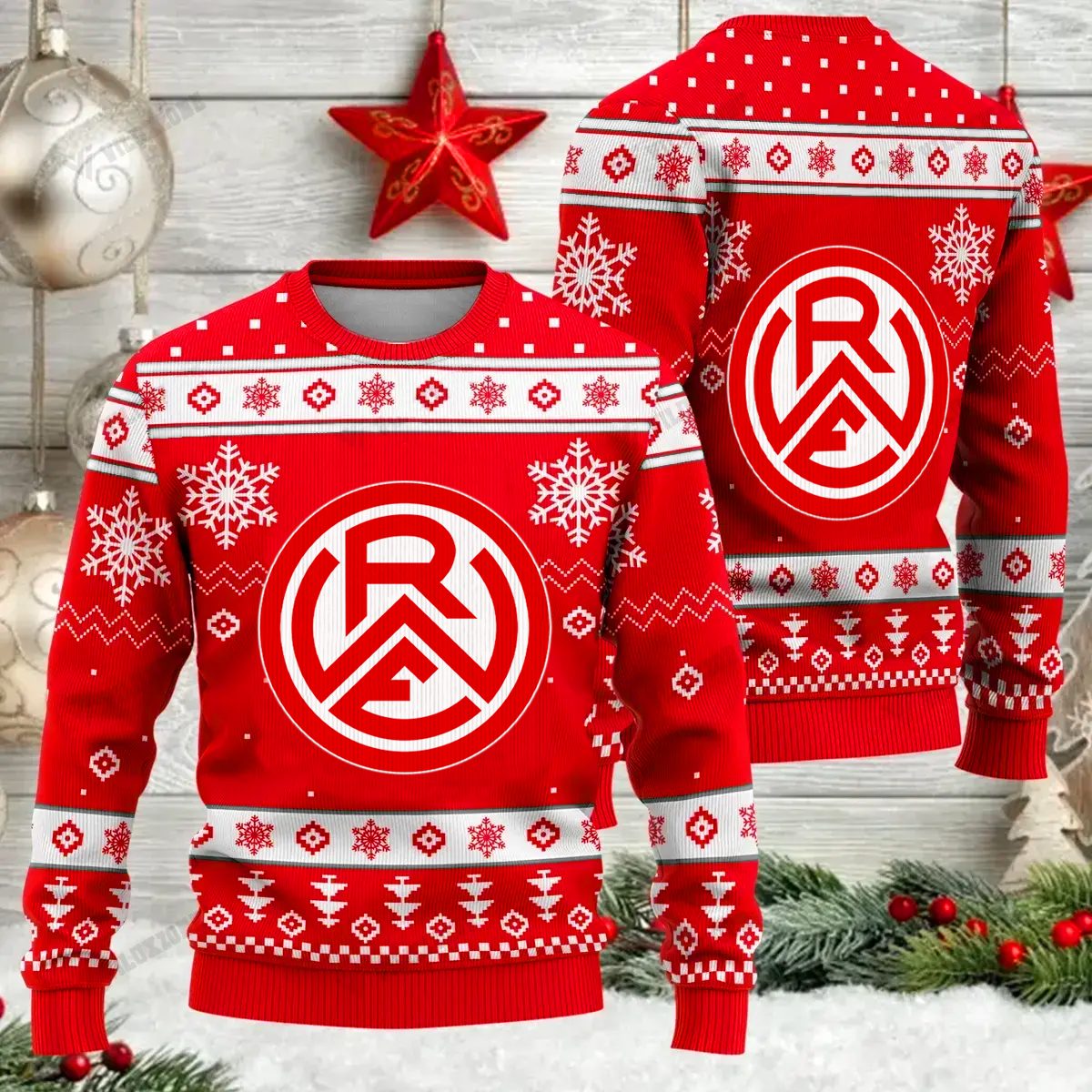 Jetzt neu: Rot-Weiss Essen Weihnachtspullover