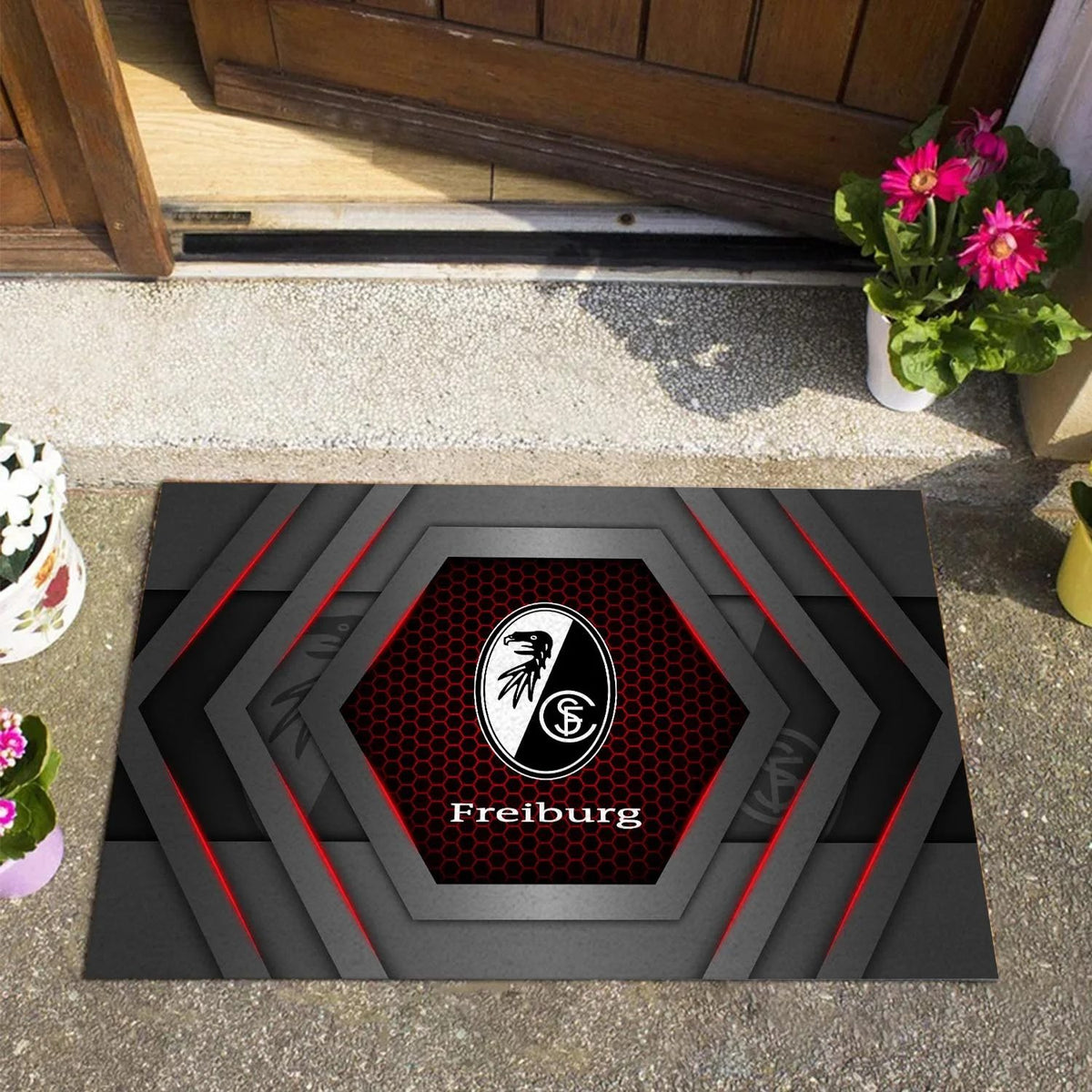 SC Freiburg Neue Edition Fußmatte aus Gummi