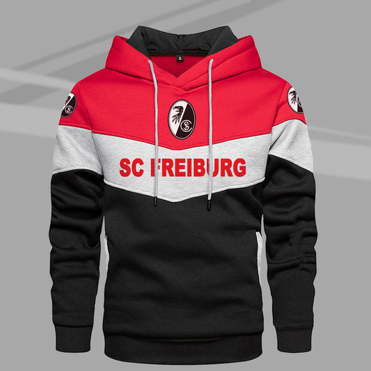 SC Freiburg Sonderausgabe Mehrfarbiger Kapuzenpullover