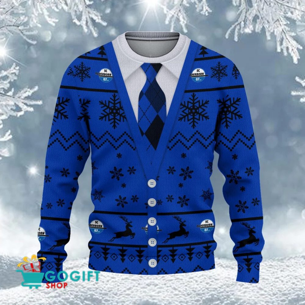 SC Paderborn 07 Neuer Stil Weihnachtspullover