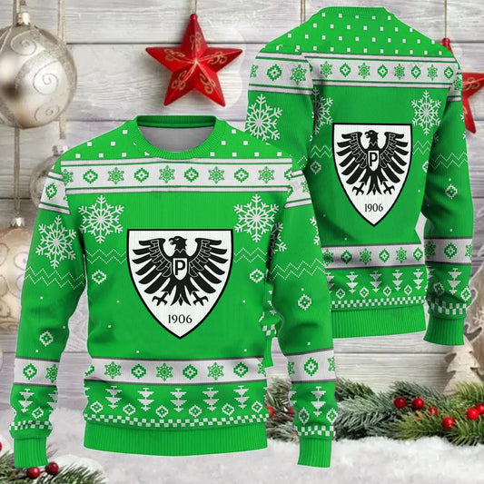 Jetzt neu SC Preußen Münster Weihnachtspullover