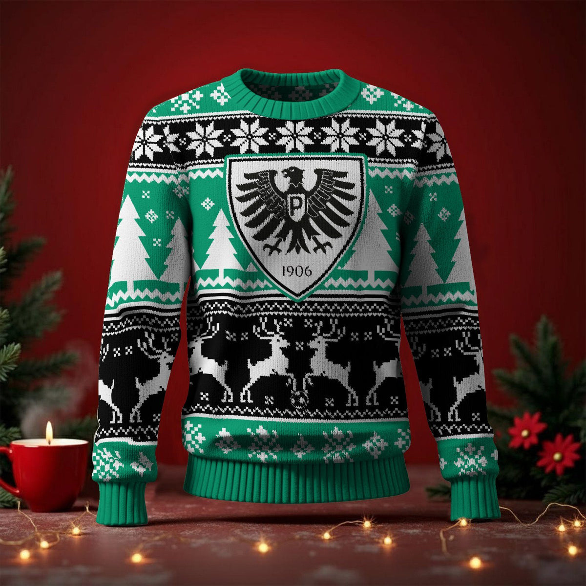 SC Preußen Münster Fan Edition Weihnachtspullover im neuen Design