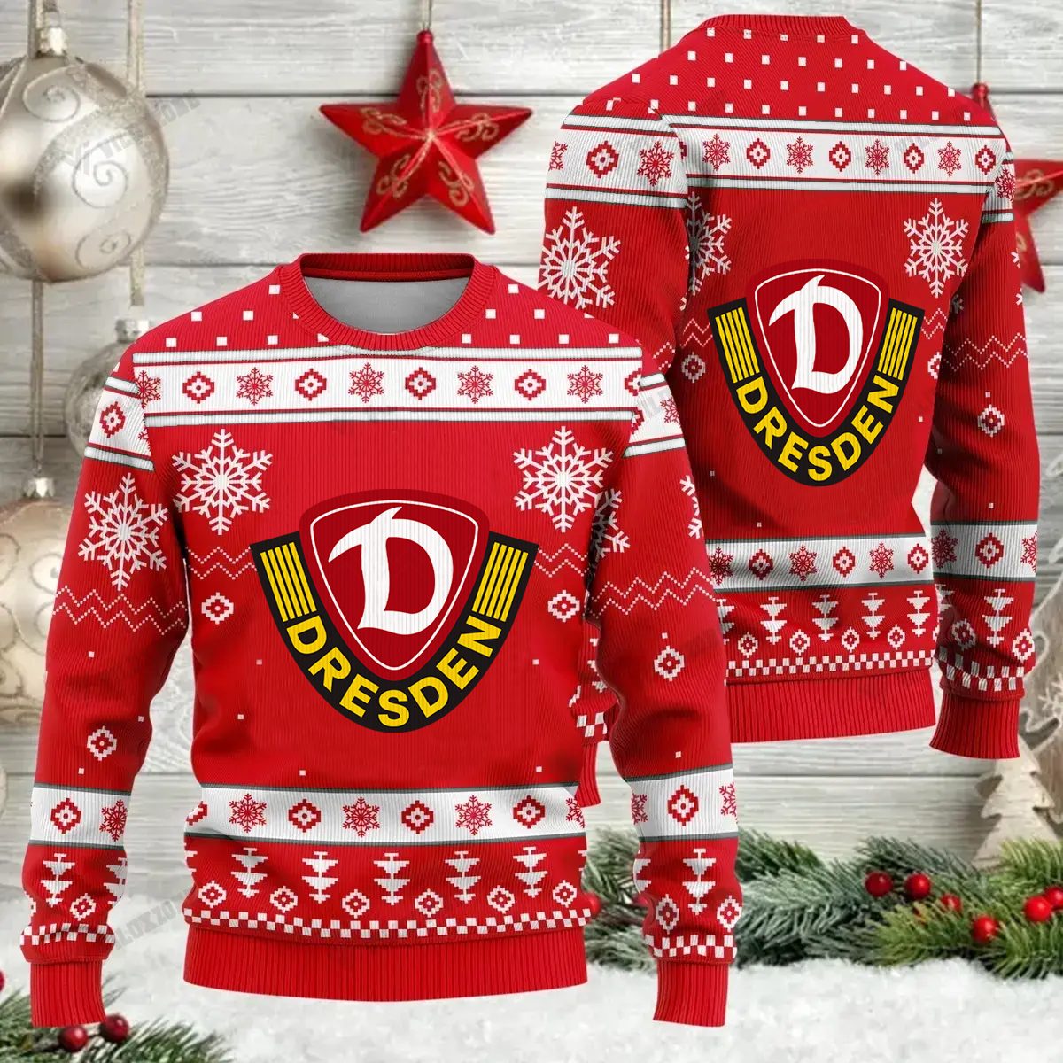 Jetzt neu SG Dynamo Dresden Weihnachtspullover