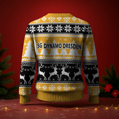 SG Dynamo Dresden Fan Edition Weihnachtspullover im neuen Design