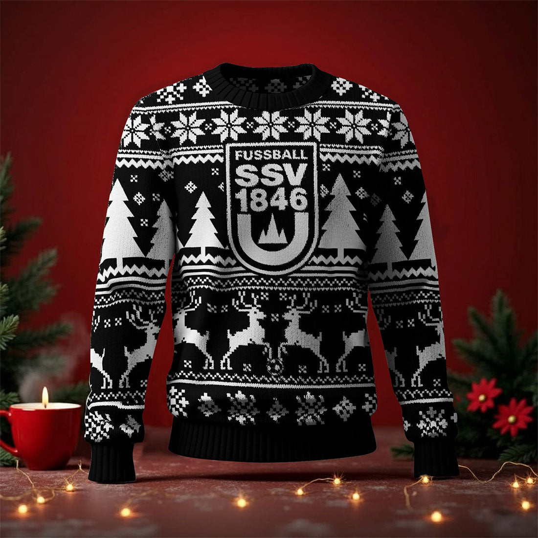 SSV Ulm 1846 Fan Edition Weihnachtspullover im neuen Design