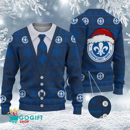 SV Darmstadt 98 Neuer Stil Weihnachtspullover