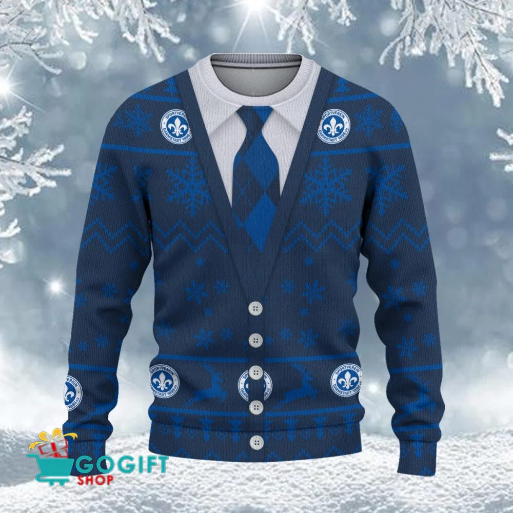SV Darmstadt 98 Neuer Stil Weihnachtspullover