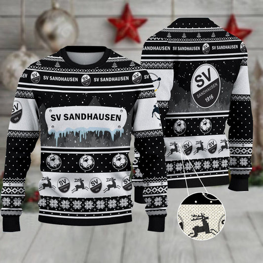 SV Sandhausen Weihnachtspullover im neuen Design