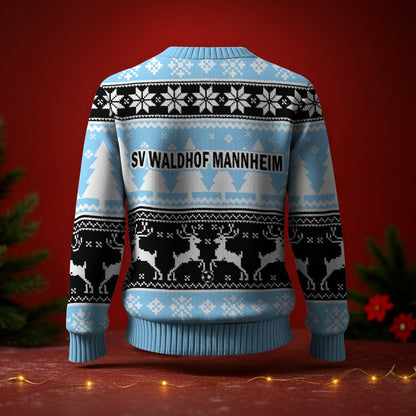 SV Waldhof Mannheim 07 Fan Edition Weihnachtspullover im neuen Design