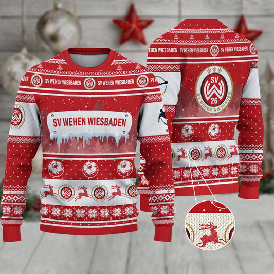 SV Wehen Wiesbaden Weihnachtspullover im neuen Design