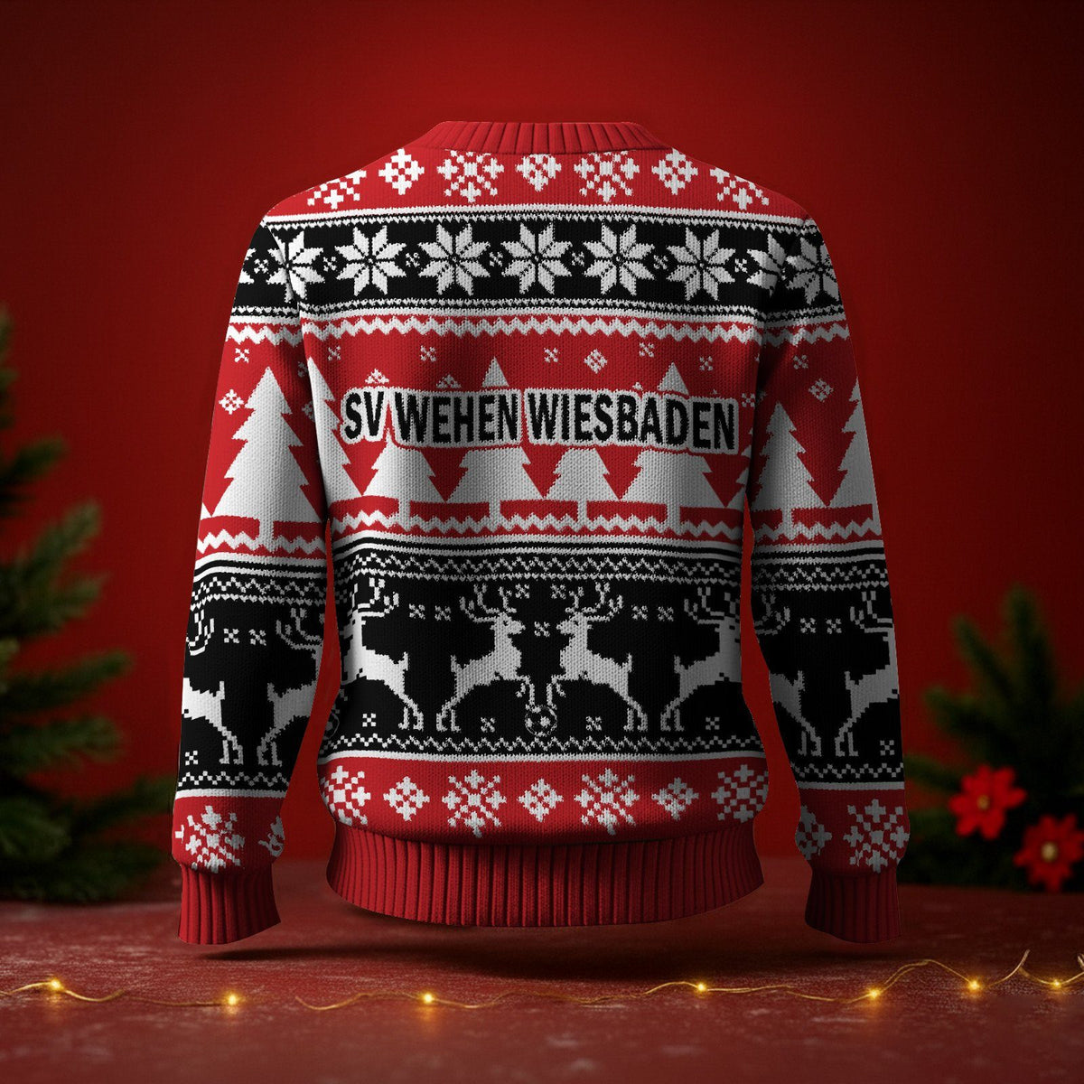 SV Wehen Wiesbaden Fan Edition Weihnachtspullover im neuen Design