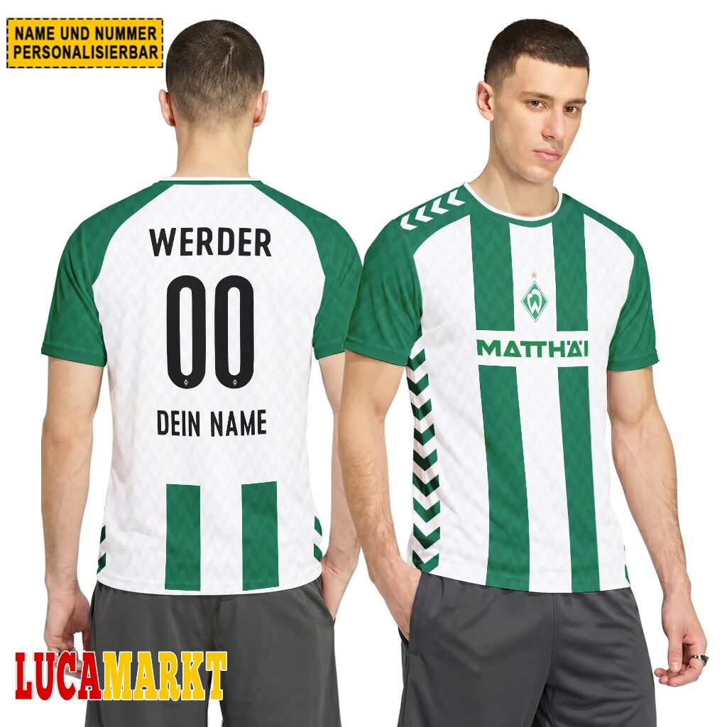 SV Werder Bremen Heimtrikot 26/27 - Individueller Name Nummer T-Shirt