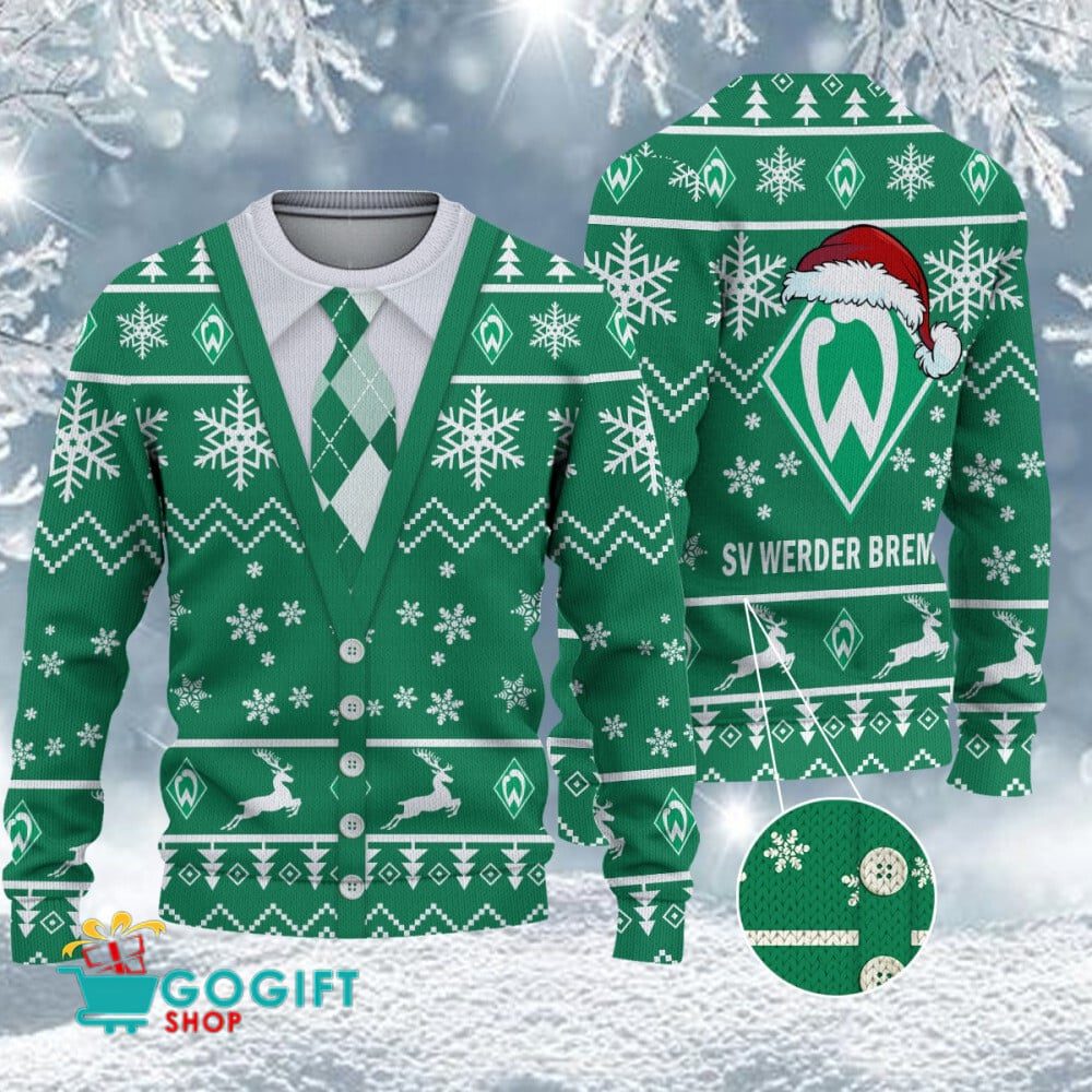 SV Werder Bremen Neuer Stil Weihnachtspullover