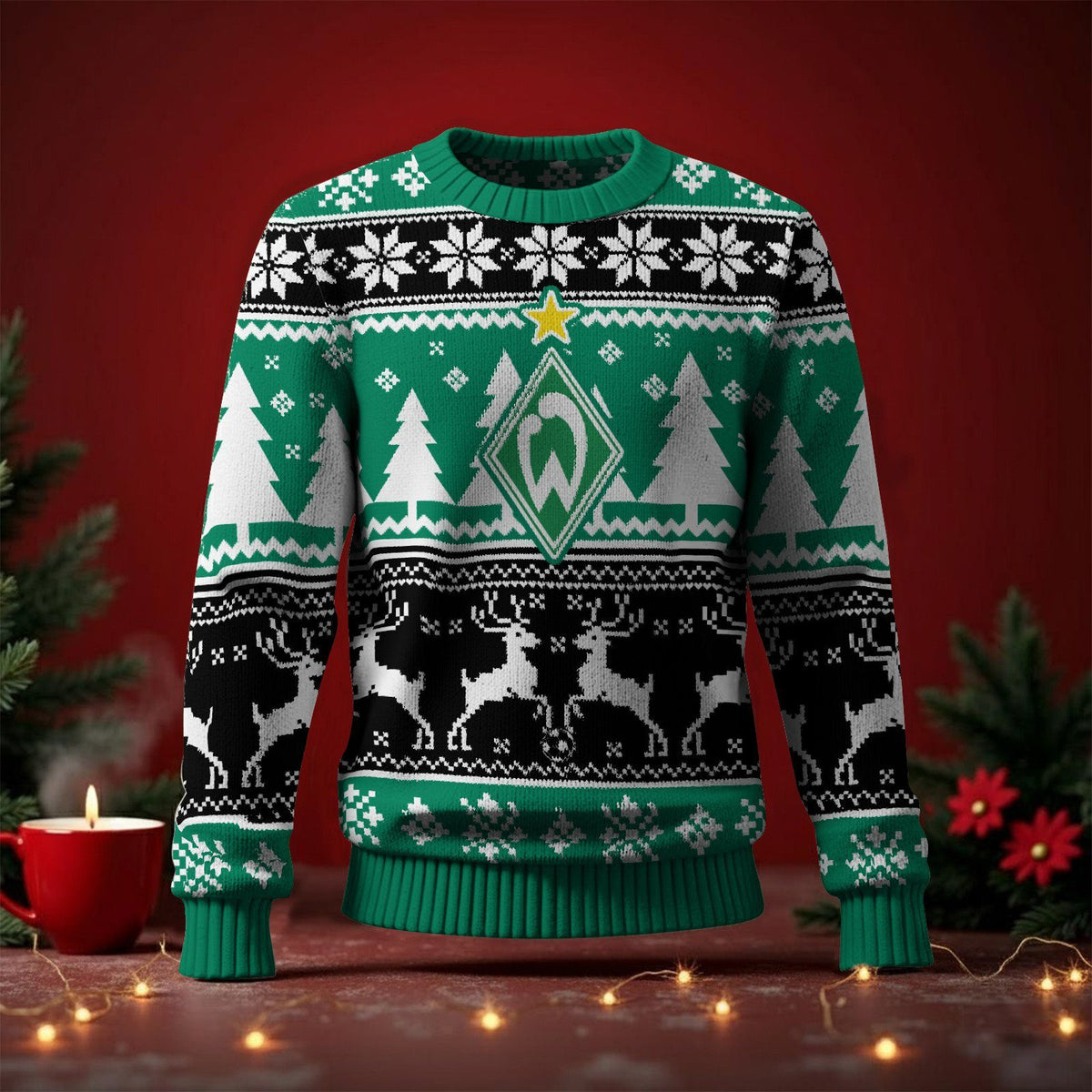 SV Werder Bremen Fan Edition Weihnachtspullover im neuen Design