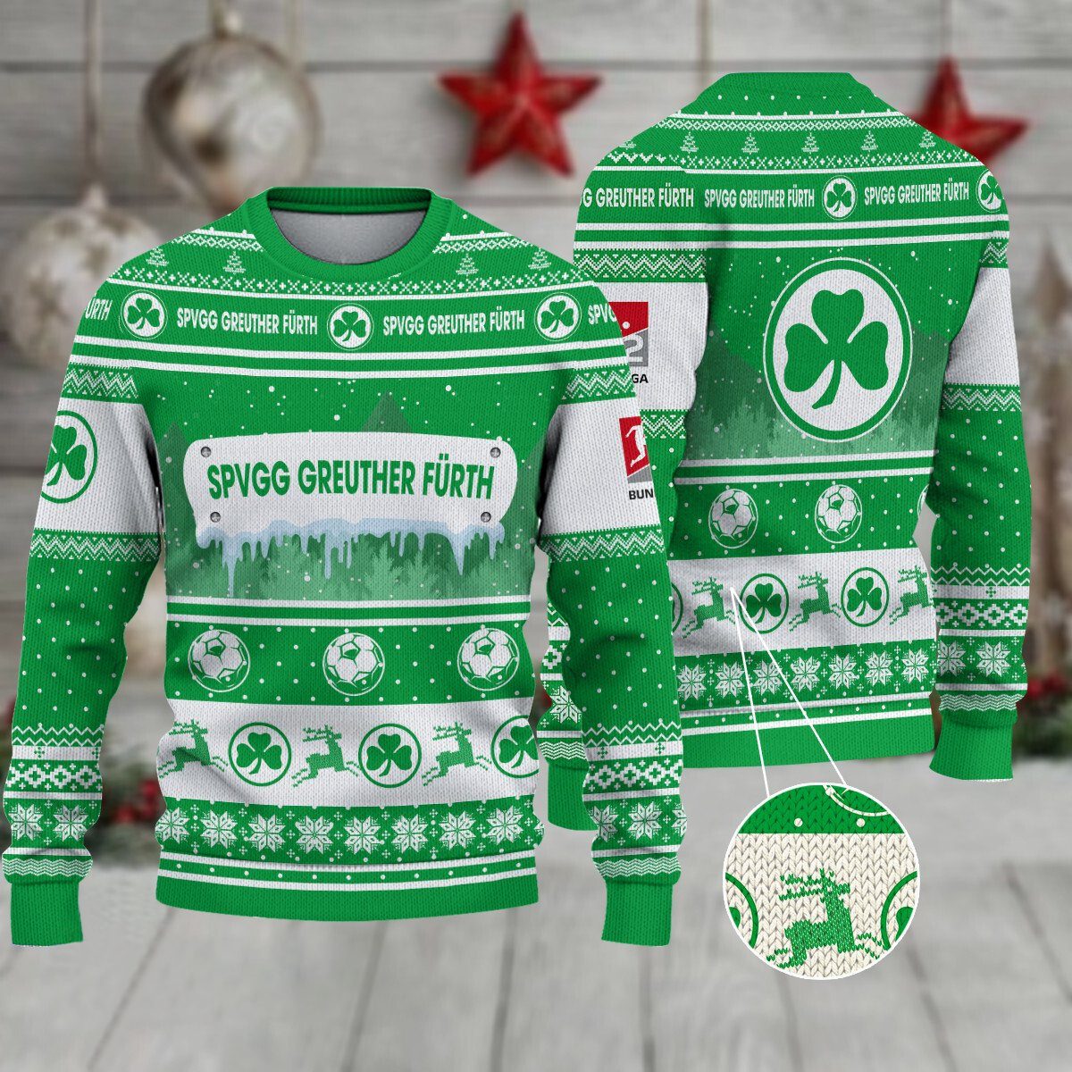 SpVgg Greuther Fürth Weihnachtspullover im neuen Design