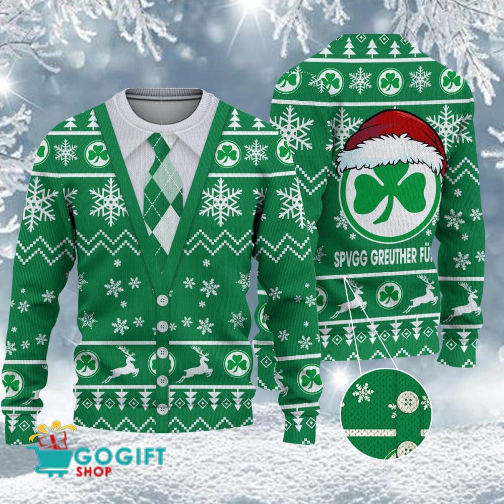 SpVgg Greuther Fürth Neuer Stil Weihnachtspullover