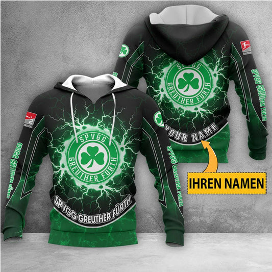 SpVgg Greuther Fürth Individueller Name Neue Edition Kapuzenpullover