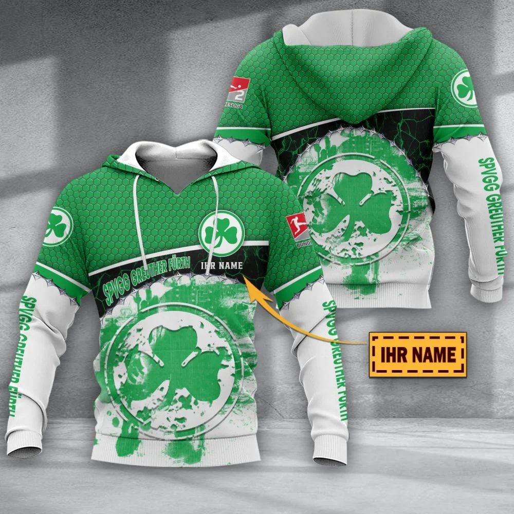 SpVgg Greuther Fürth Individueller Name Sonderausgabe Kapuzenpullover