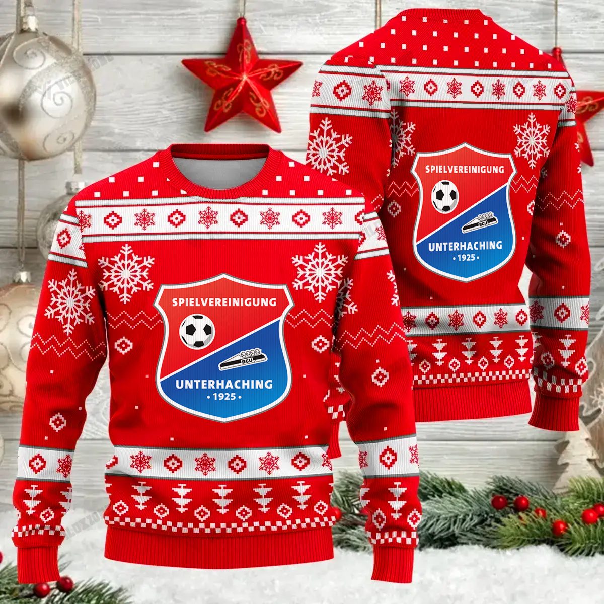 Jetzt neu: SpVgg Unterhaching Weihnachtspullover