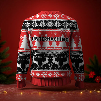 SpVgg Unterhaching Fan Edition Weihnachtspullover im neuen Design