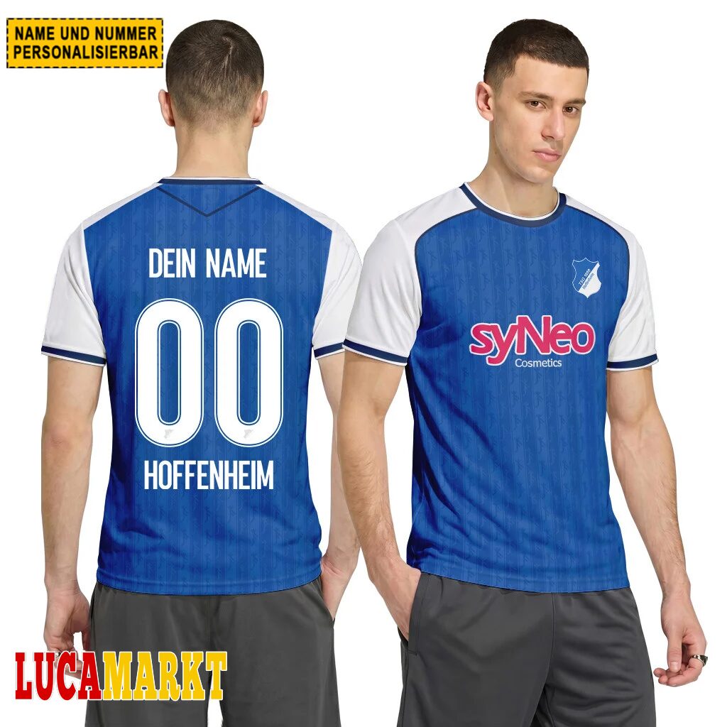 TSG 1899 Hoffenheim Heimtrikot 26/27 - Individueller Name Nummer T-Shirt