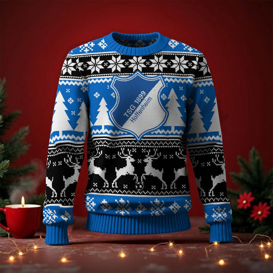 TSG 1899 Hoffenheim Fan Edition Weihnachtspullover im neuen Design