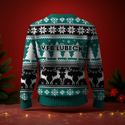 VfB Lübeck Fan Edition Weihnachtspullover im neuen Design