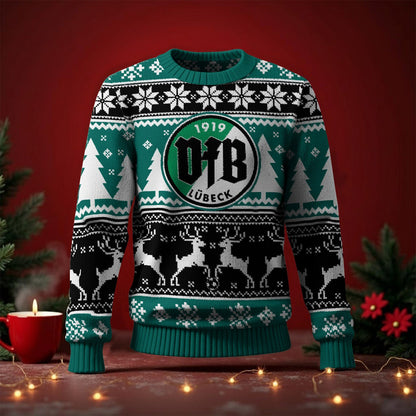 VfB Lübeck Fan Edition Weihnachtspullover im neuen Design