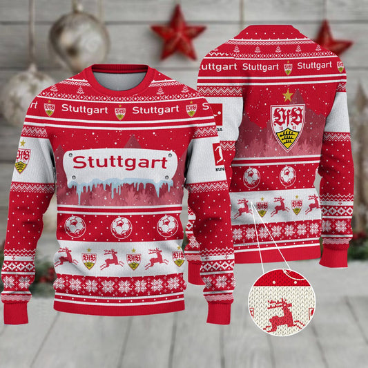 VfB Stuttgart Weihnachtspullover im neuen Design