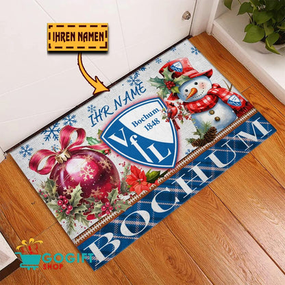 VfL Bochum 1848 Individueller Name Premium Ausgabe Fußmatte aus Gummi