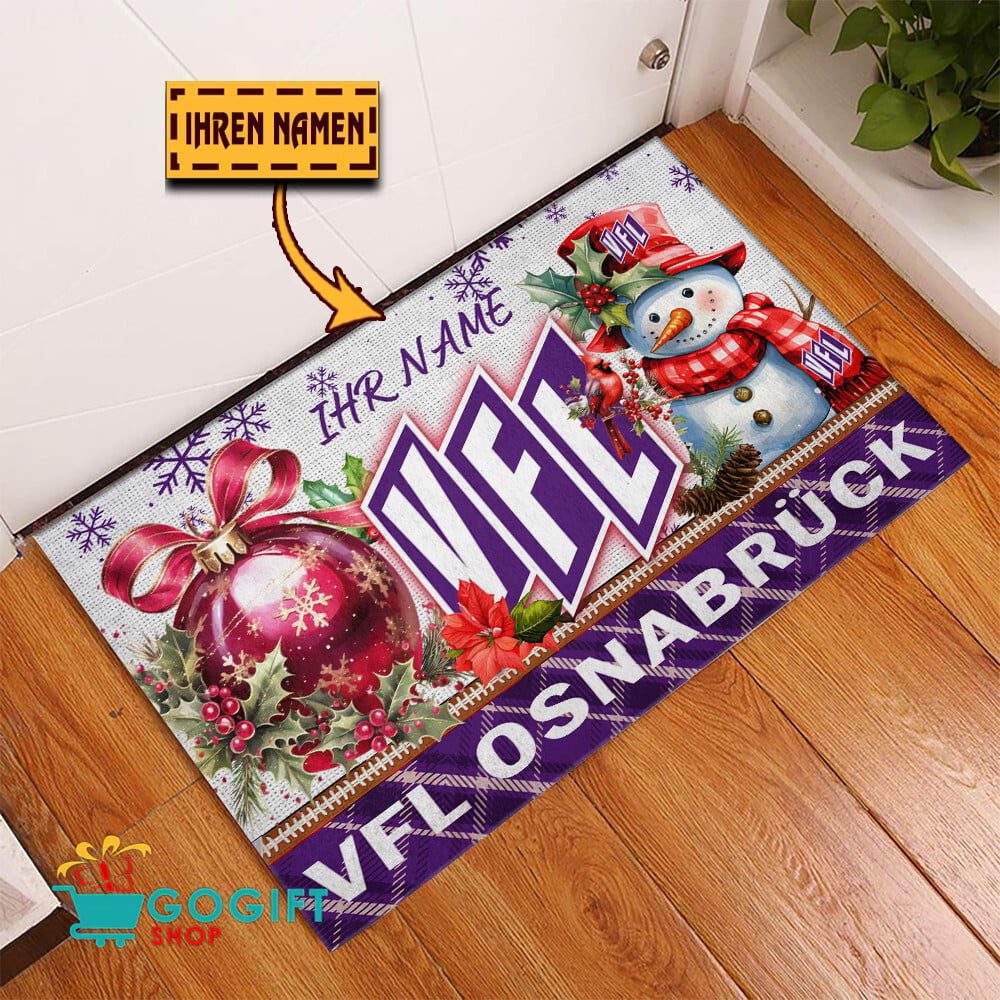 VfL Osnabrück Individueller Name Premium Ausgabe Fußmatte aus Gummi