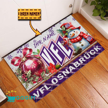 VfL Osnabrück Individueller Name Premium Ausgabe Fußmatte aus Gummi