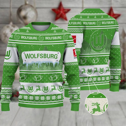 VfL Wolfsburg Weihnachtspullover im neuen Design
